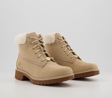 Thumbnail for your product : Timberland Slim Premium 6 Inch Fur Cuff Boots Stone Exclusive