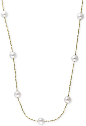 Effy Cultured Freshwater Pearl (6mm) Necklace in 14k Gold