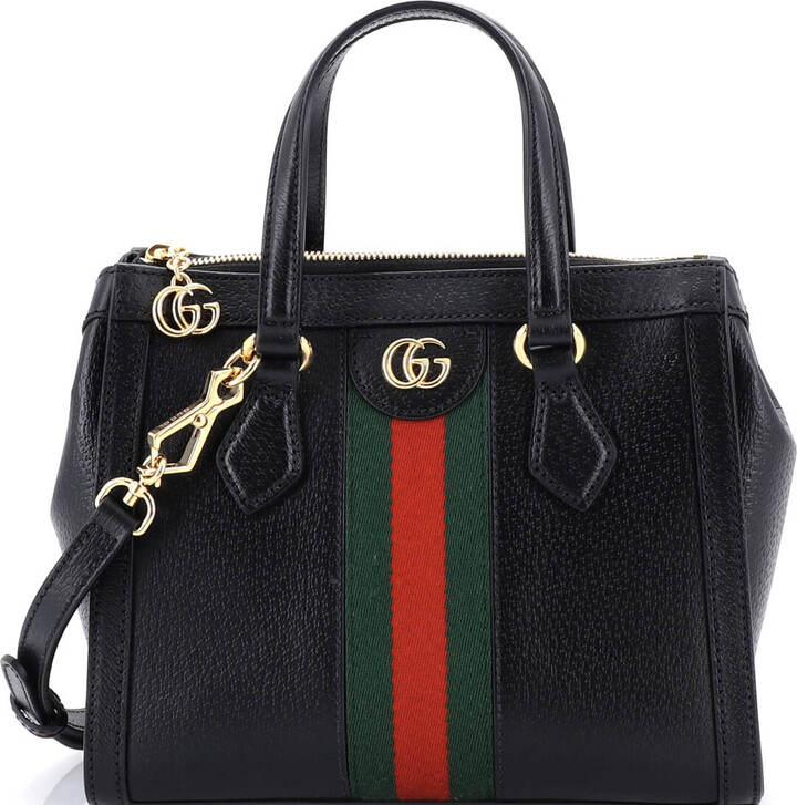 Gucci Ophidia Top Handle Tote Leather Small