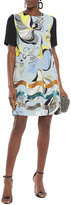 Thumbnail for your product : Emilio Pucci Sequin-embellished Printed Stretch-crepe Mini Dress