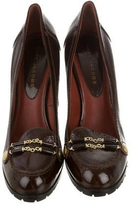 Marc Jacobs Round-Toe Patent Leather Pumps