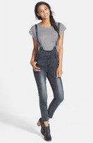 Thumbnail for your product : Joujou Jou Jou Acid Washed Overalls (Juniors) (Online Only)