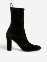 Thumbnail for your product : Christian Louboutin Gena bootie 85 veau velours st