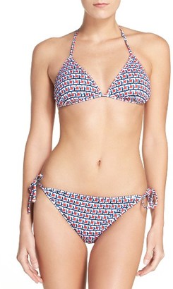 Tommy Bahama Women's Geo-Graphy Reversible Triangle Bikini Top