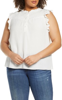 1 STATE White Plus Size Tops | Shop the world's largest collection of  fashion | ShopStyle