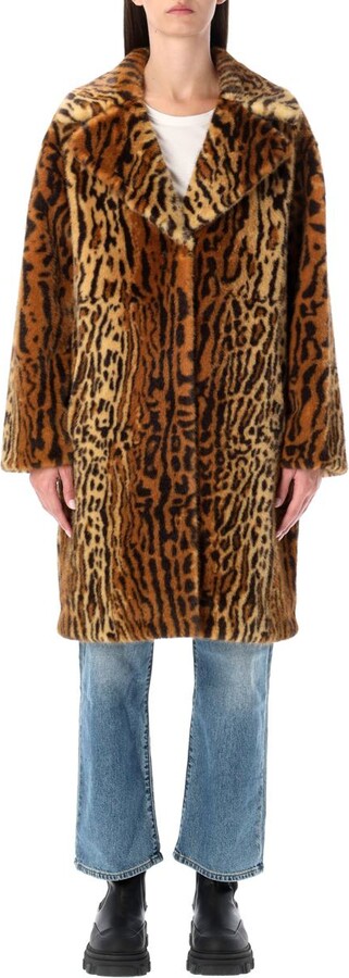 Stand Studio Camille Faux Fur Cocoon Coat