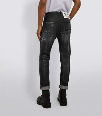 DSQUARED2 Distressed Zip Jeans