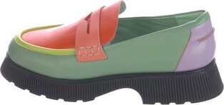 Charlotte Stone Leather Loafers