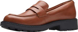 CLARKS Damen Orinoco3 Edge Shoes - Schwarze Lederschuhe Gr. 35,5