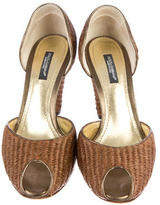 Thumbnail for your product : Dolce & Gabbana Woven Pumps