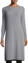 Thumbnail for your product : Eileen Fisher Long-Sleeve Ribbed Cashmere Drama Tunic