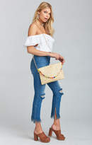Thumbnail for your product : MUMU Allyson Straw Clutch ~ Weave/Multi