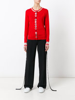 Thumbnail for your product : Fendi floral placket cardigan