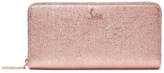 Christian Louboutin - Panettone Metallic Textured-leather Continental Wallet - Pink