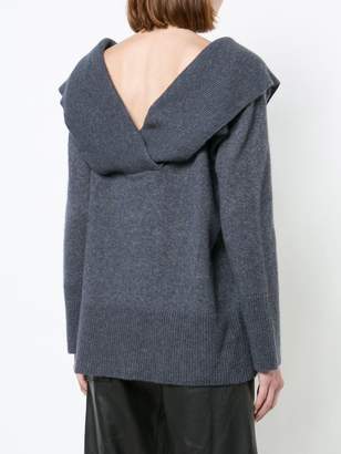 Adam Lippes off shoulder brushed sweater