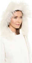 Thumbnail for your product : L'Agence Jacket with Fur Trimmed Hood