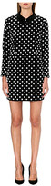Thumbnail for your product : Victoria Beckham Victoria Polka dot silk Black and White Dress