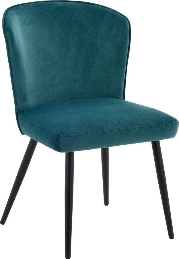 Dunelm Marissa Dining Chair, Velvet Blue ShopStyle