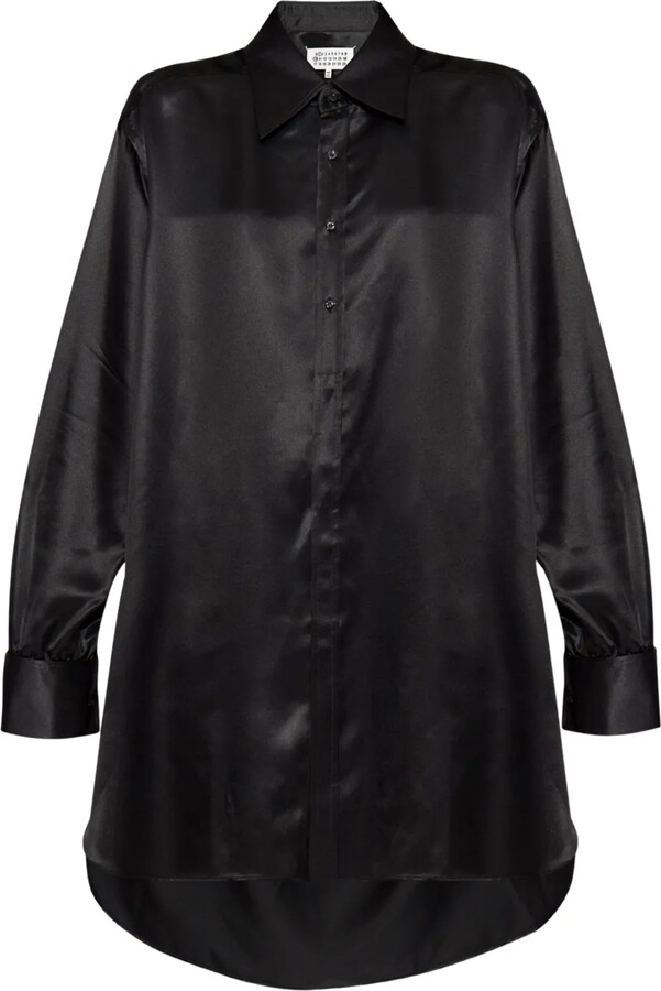 Maison Margiela Four-Stitch Logo Shirt