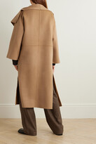 Thumbnail for your product : Totême + Net Sustain Signature Wool-blend Coat - Brown