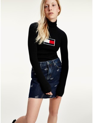 Tommy Hilfiger Tommy Flag Roll Neck Sweater - ShopStyle