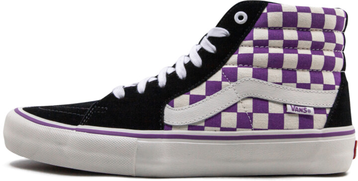 purple velvet vans high tops