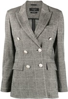 Thumbnail for your product : Circolo 1901 Check Double-Breasted Blazer