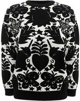 Thumbnail for your product : Alexander McQueen Naive Pagan Jacquard Jumper