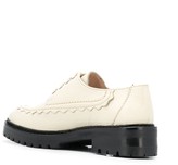 Thumbnail for your product : ALEXACHUNG Tumbled Leather Lace-Up Shoes
