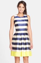 Thumbnail for your product : Eliza J Stripe Fit & Flare Dress