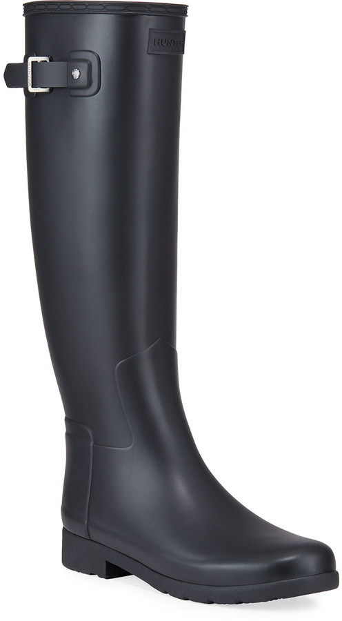 original refined matte rain boot hunter