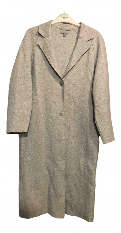 COS Grey Wool Coats - ShopStyle
