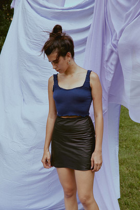 Urban Renewal Vintage Leather Mini Skirt