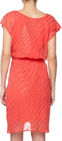 Thumbnail for your product : Vince Camuto Scalloped-Front Sequin Embellished Dress, Hibiscus