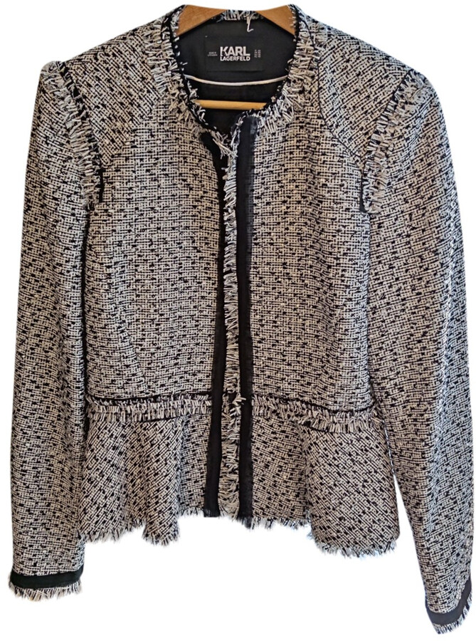 Karl Lagerfeld Paris multicolour Tweed Jackets ShopStyle