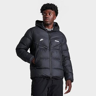Nike Sportswear Club PrimaLoft PUFFER Down Vest Black White Logo Tech Men  sz M