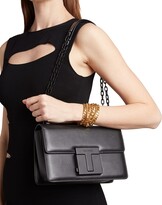 Thumbnail for your product : Tom Ford T-Clasp Medium Soft Calf Chain Shoulder Bag