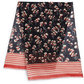 Thumbnail for your product : Tory Burch Field Flower Oblong Scarf
