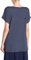 Thumbnail for your product : Allen Allen Short Sleeve Striped Tee