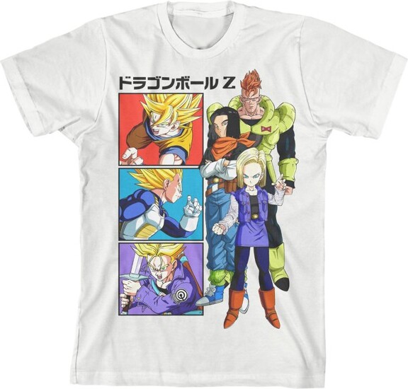 Dragon Ball Z Majin Buu Vs Gohan Goku Trunks And Vegeta Youth Black T-shirt  : Target