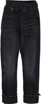 Thumbnail for your product : R 13 Crossover waistband jeans