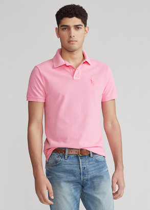 Ralph Lauren Pink Pony Custom Slim Fit Polo Shirt