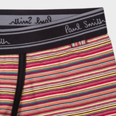 Thumbnail for your product : Paul Smith Men's Black And Signature Stripe Boxer Briefs Two Pack