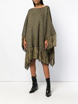 Thumbnail for your product : Saint Laurent Knitted Poncho Dress