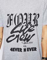 Thumbnail for your product : Cheap Monday T-Shirt with Life Crew Print