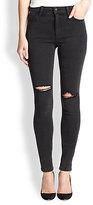 Thumbnail for your product : Joe's Jeans Rhea Distressed High-Rise Skinny Jeans