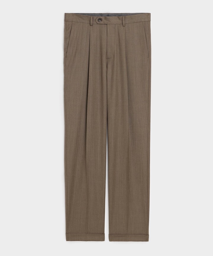 Todd Snyder Italian Wool Herringbone Madison Trouser