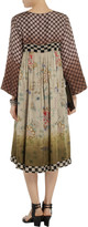 Thumbnail for your product : Vineet Bahl Printed satin dress