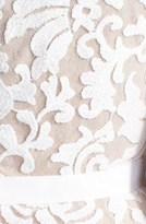 Thumbnail for your product : Tadashi Shoji Cap Sleeve Lace Peplum Dress