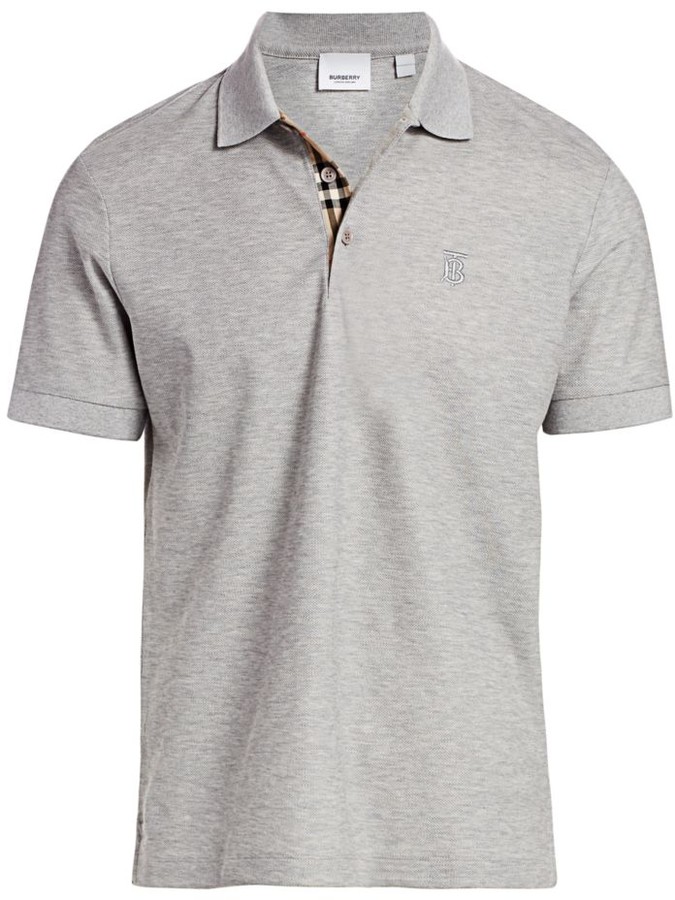 burberry polo grey